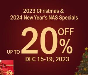 2023 Christmas & 2024 New Year’s NAS Specials